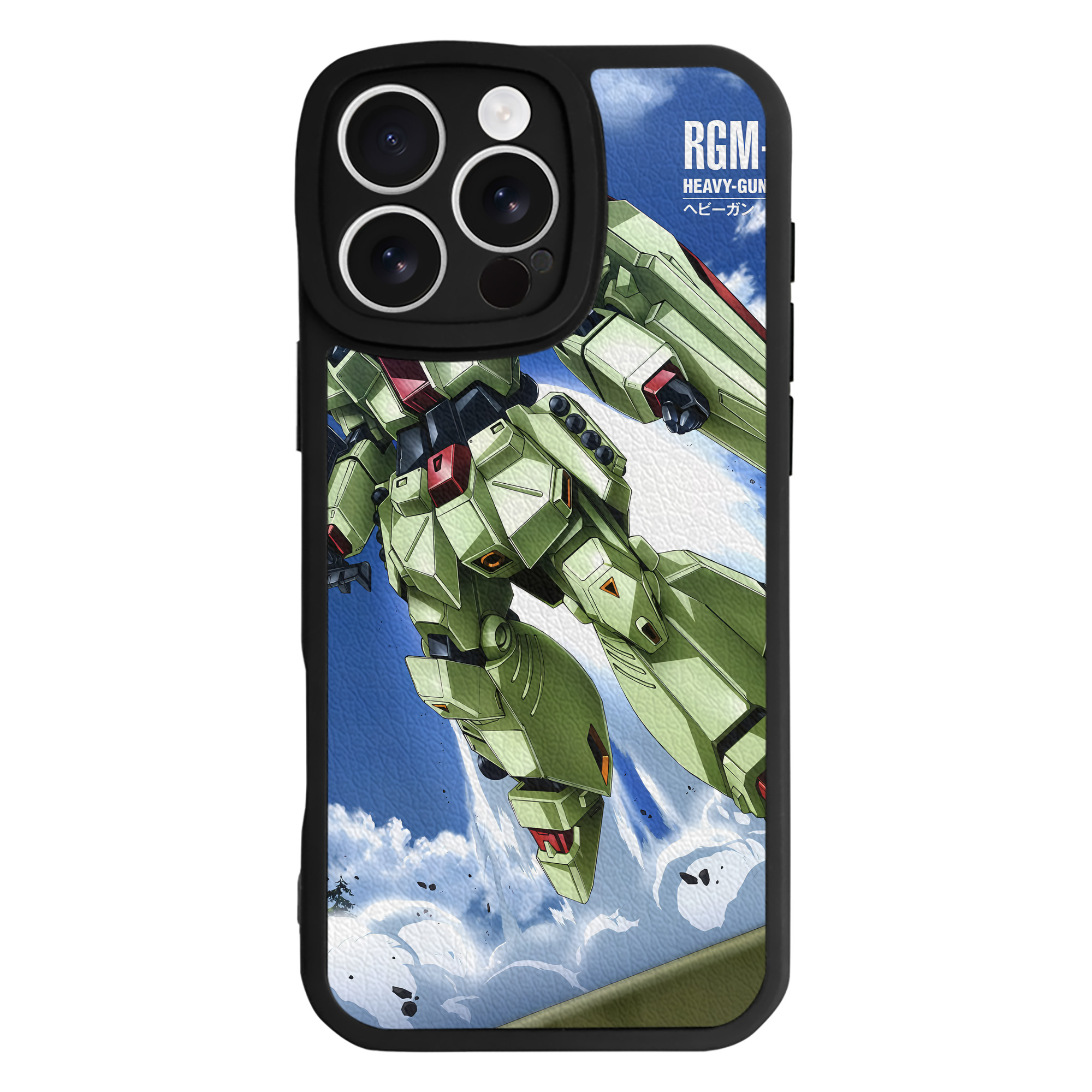 （画像用） 機動戦士ガンダム Mobile Suit Gundam 【iPhone 16シリーズ対応】シリコンスマホケース（レザー調） 材質：シリコン